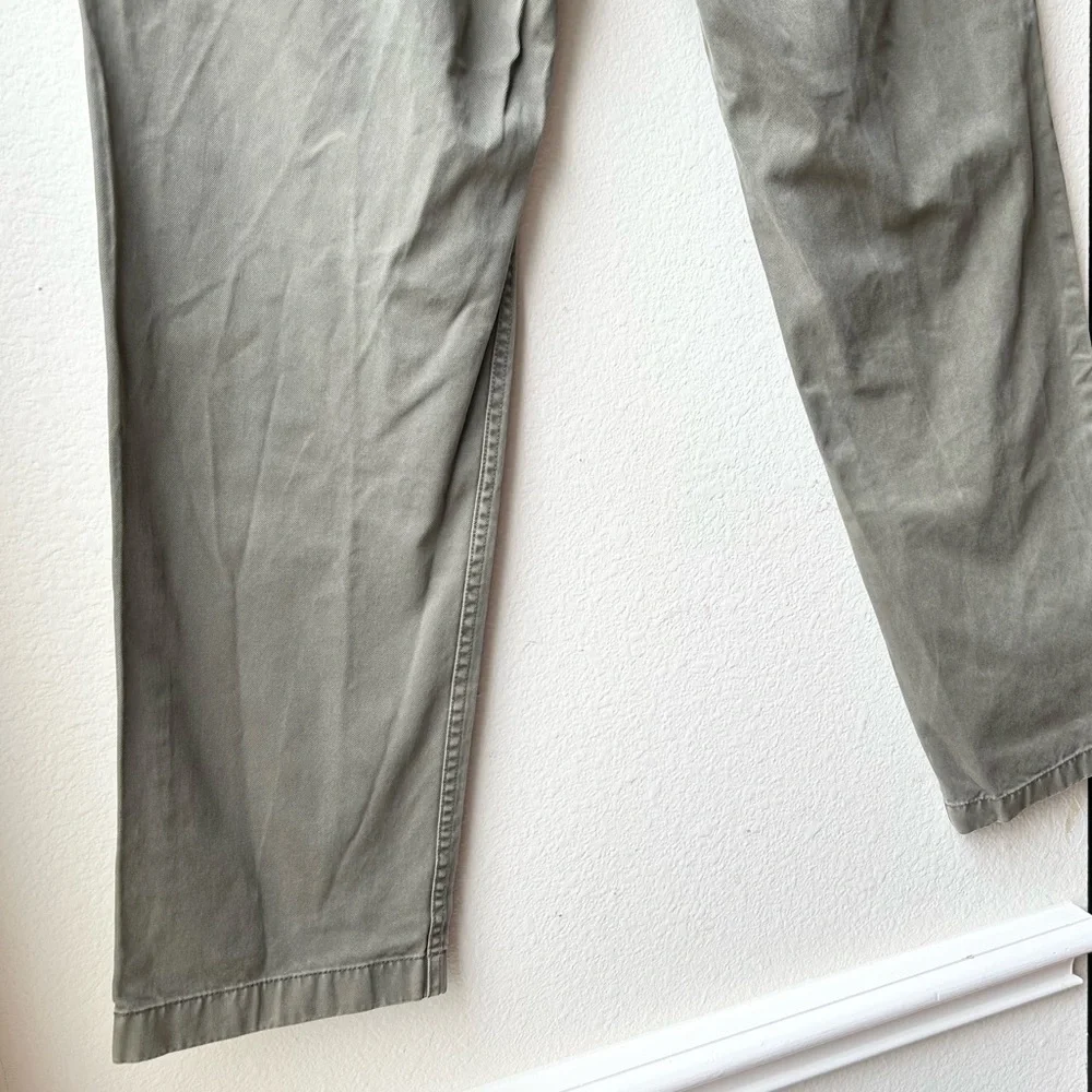 Outerknown Green Organic Cotton Pull On Pants Sz M